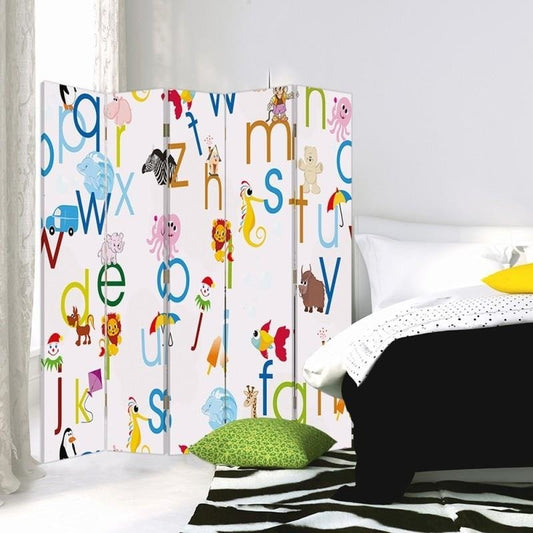 5-ių Dalių Kambario Pertvara Raidelės