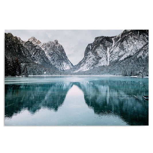 Paveikslas Ant Drobės Kalnų Peizažas