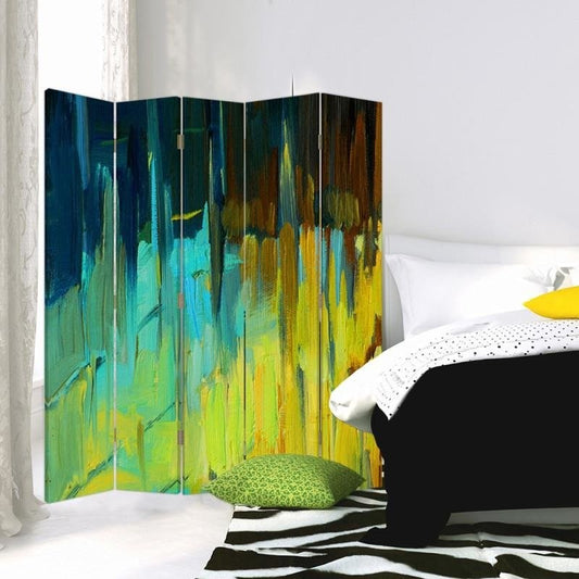 5-ių Dalių Kambario Pertvara Jūros Abstrakcija