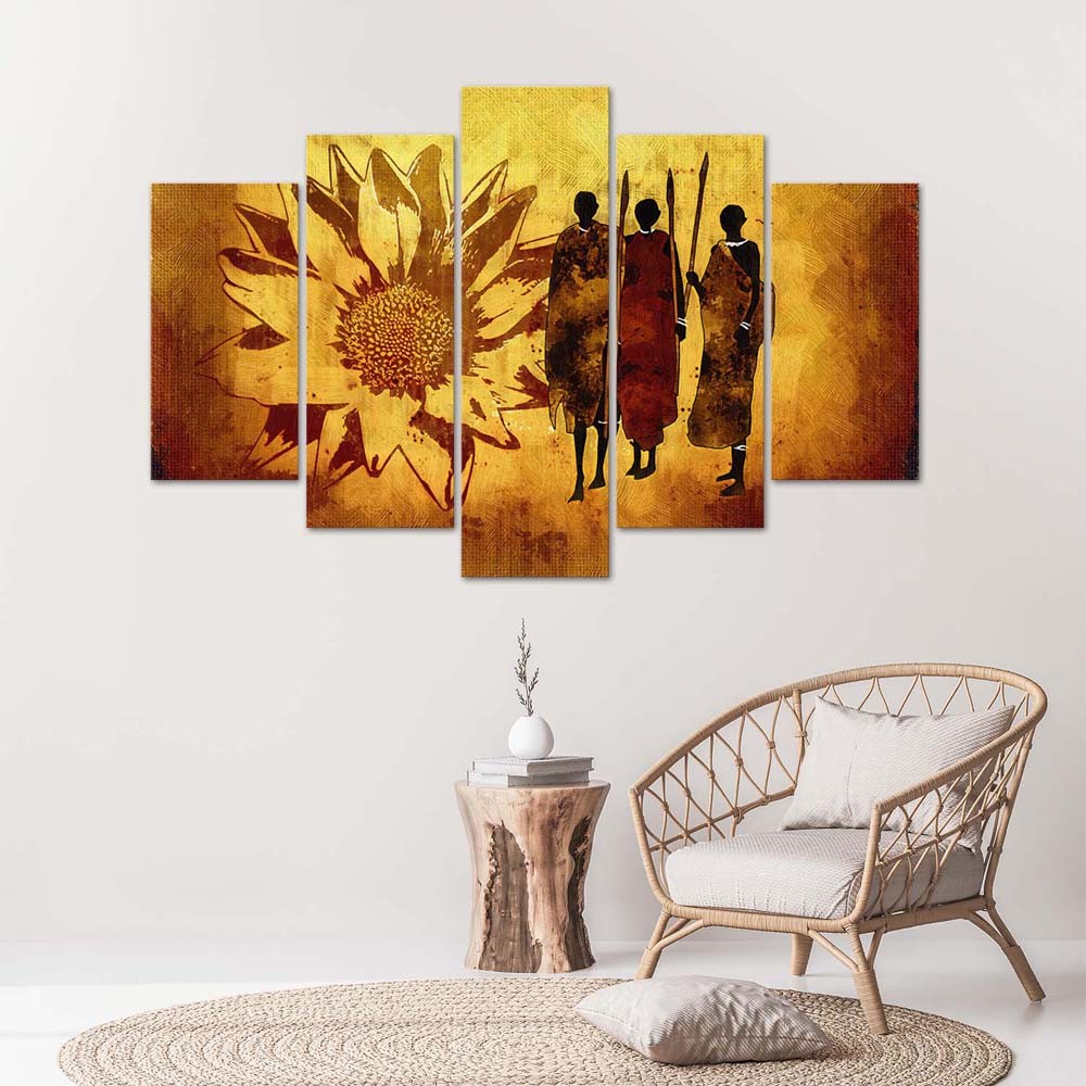 Paveikslas Kariai Afrikiečiai