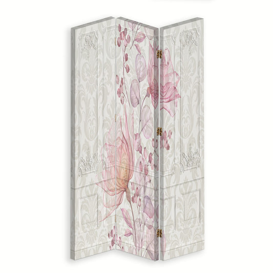 Room divider, Baroque flowers