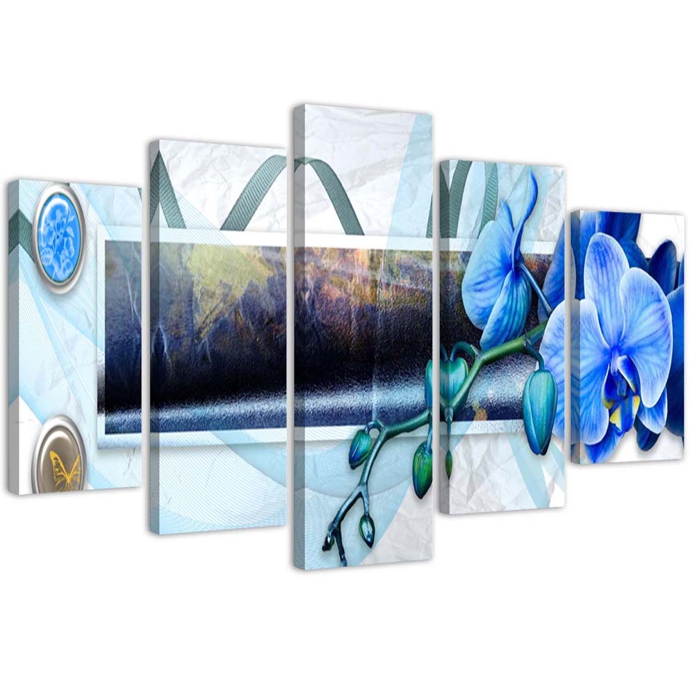 Canvas, Orchid arrangement