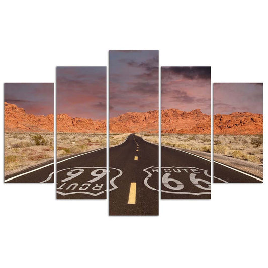 Paveikslai Ant Drobės Kelias 66