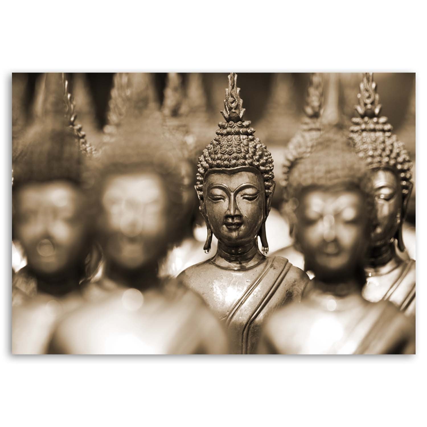 Deco panel, Buddha in the crowd, 1-panel