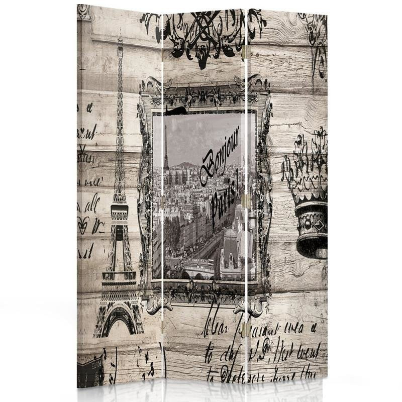 Room divider, Bonjour paris