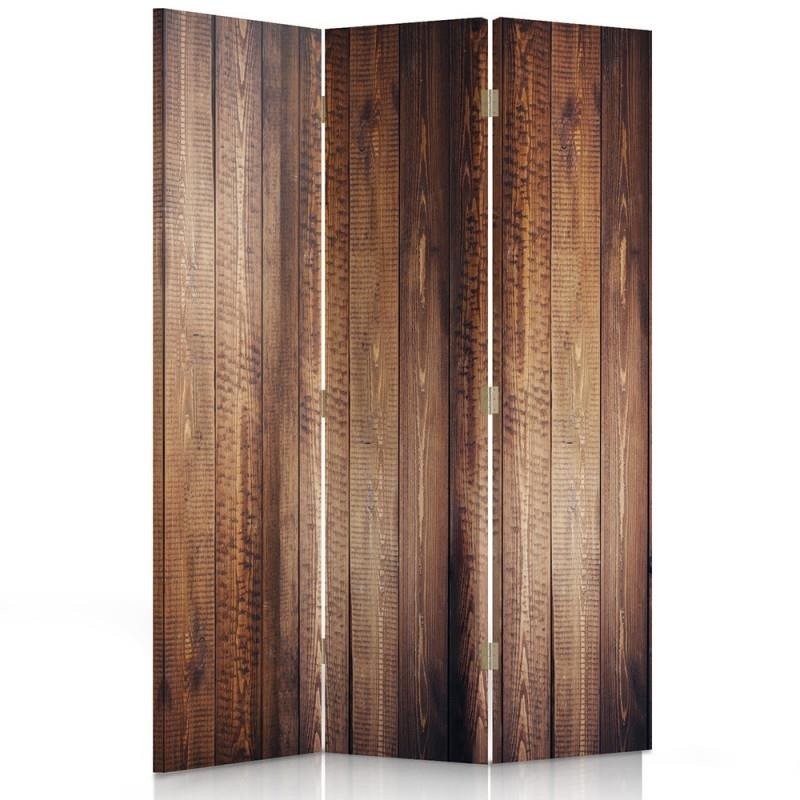 Room divider, Brown boards