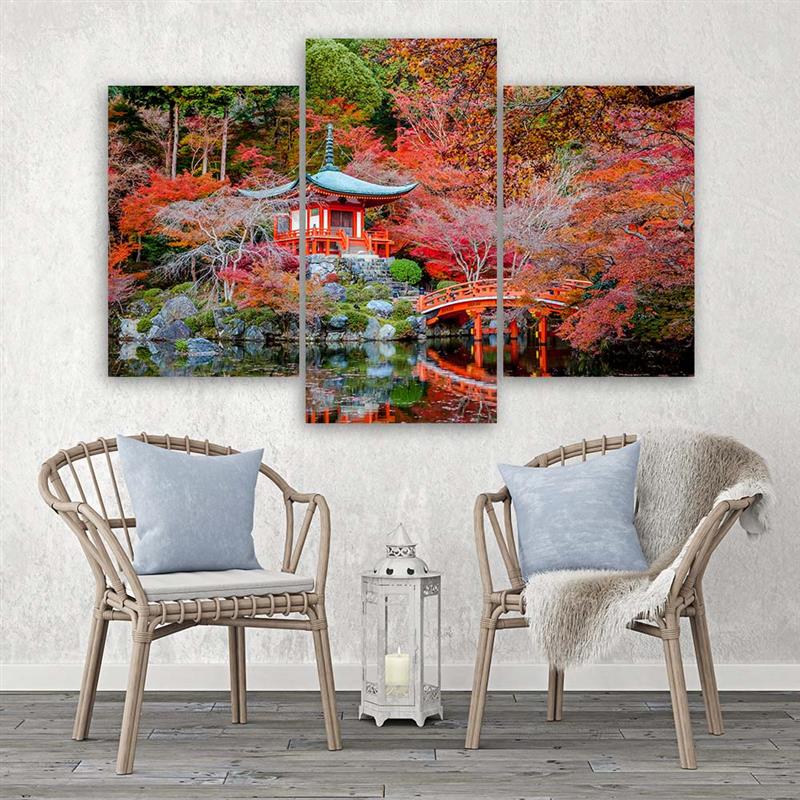 Paveikslai Ant Drobės Japoniškas Sodas