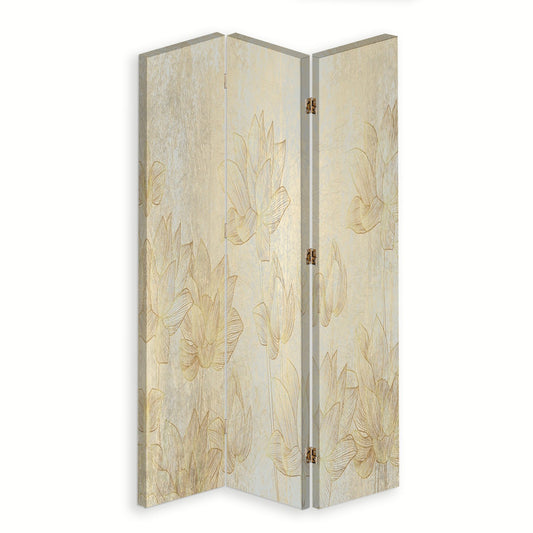 Room divider, Golden flowers