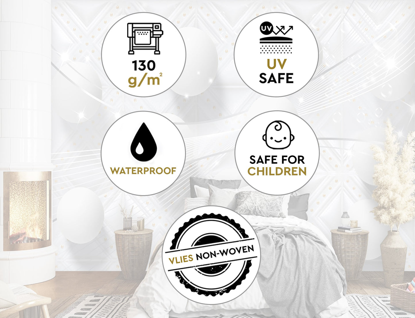 Fototapetai Tekstūra Su Burbulais 3D