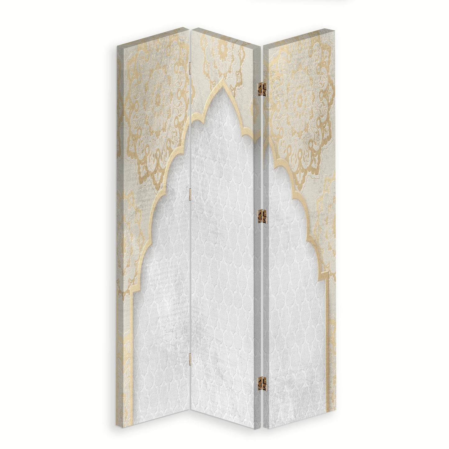 Room divider, Oriental pattern in gold