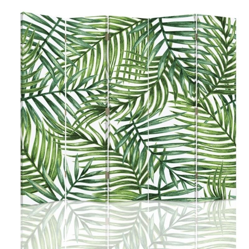 Room divider, Palm leaf composition
