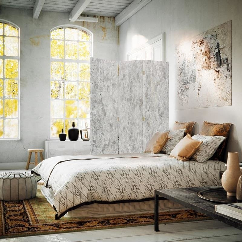 3-ių Dalių Kambario Pertvara Šviesus Betonas 360