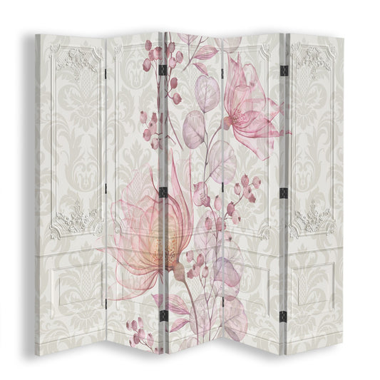 Room divider, Baroque flowers