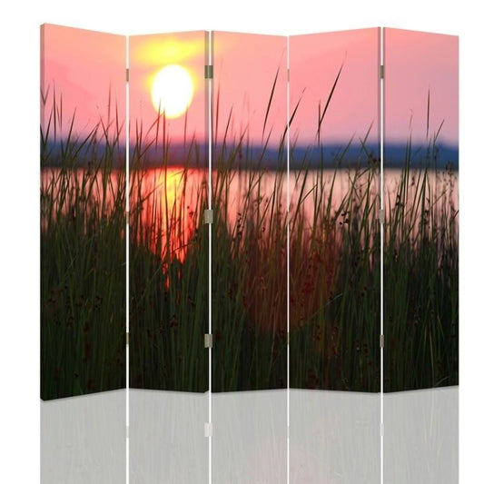 Room divider, Sunset on the lake