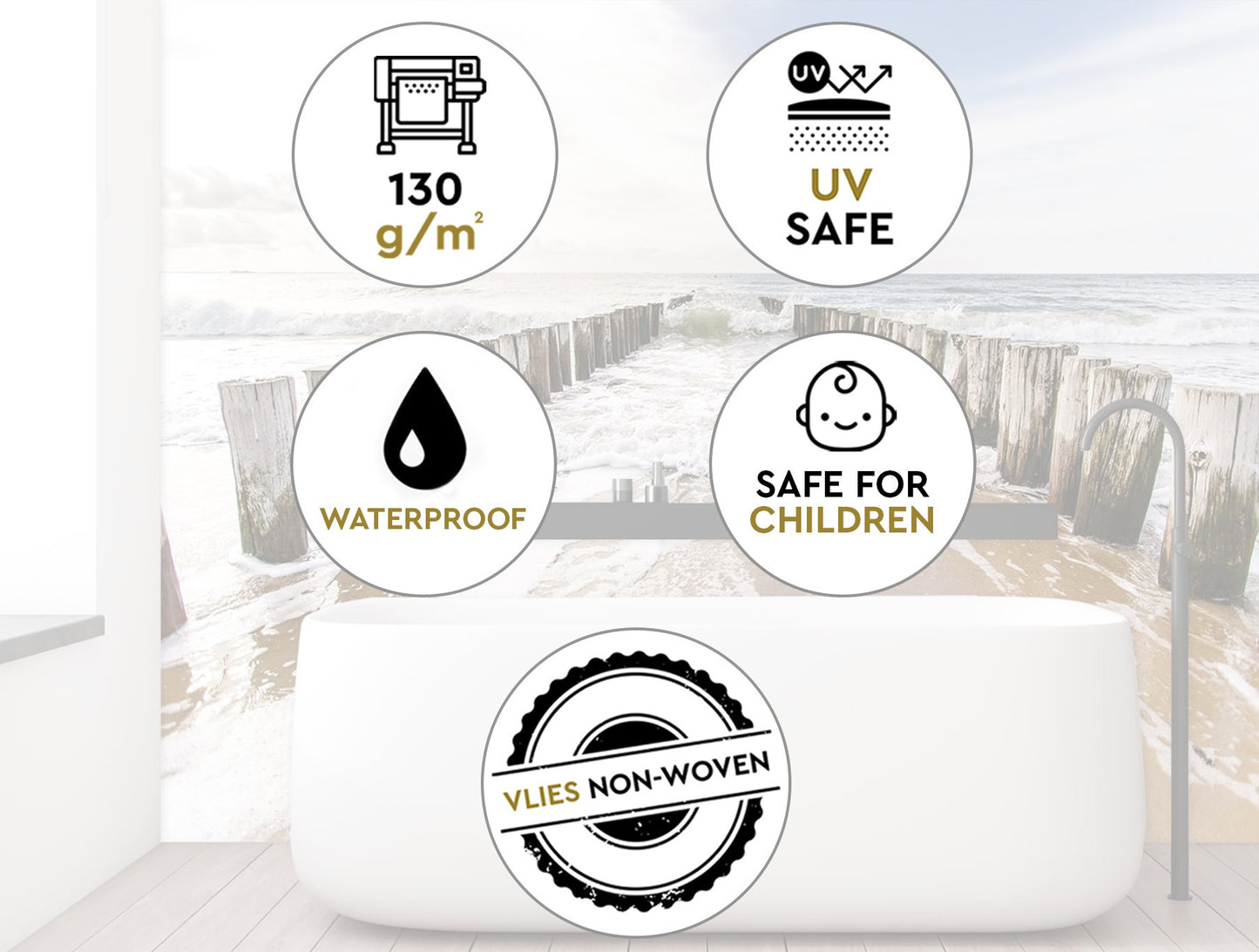 Fototapetai Bangos Prie Jūros