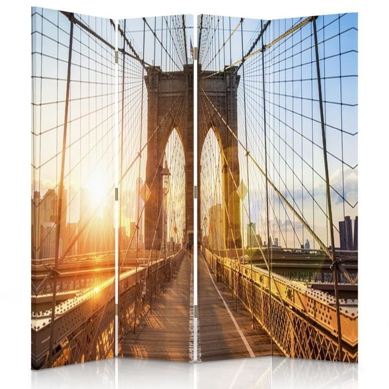 Room divider, Sunrise on the bridge