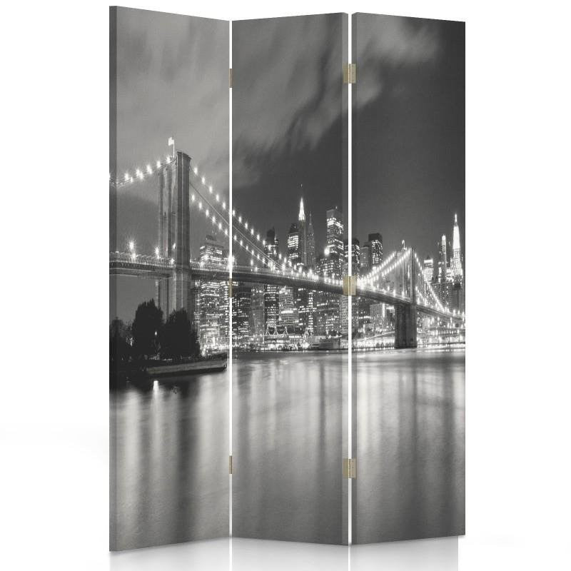 Room divider, Brooklyn bridge at night