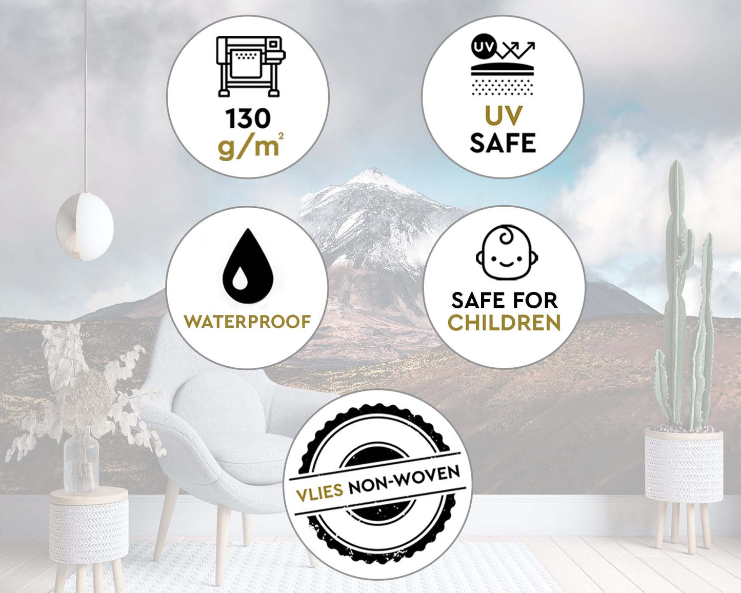 Fototapetai Kalnai Debesyse