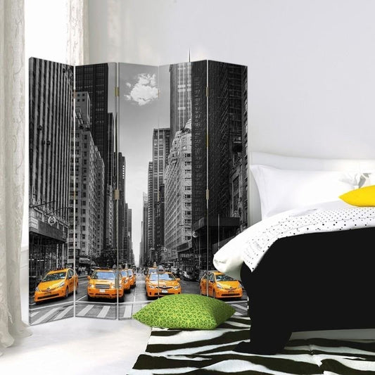 5-ių Dalių Kambario Pertvara Niujorko Taxi