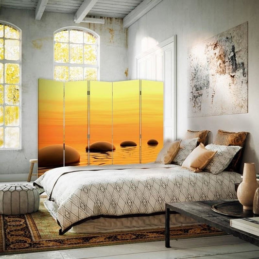 5-ių Dalių Kambario Pertvara Zen Akmenys