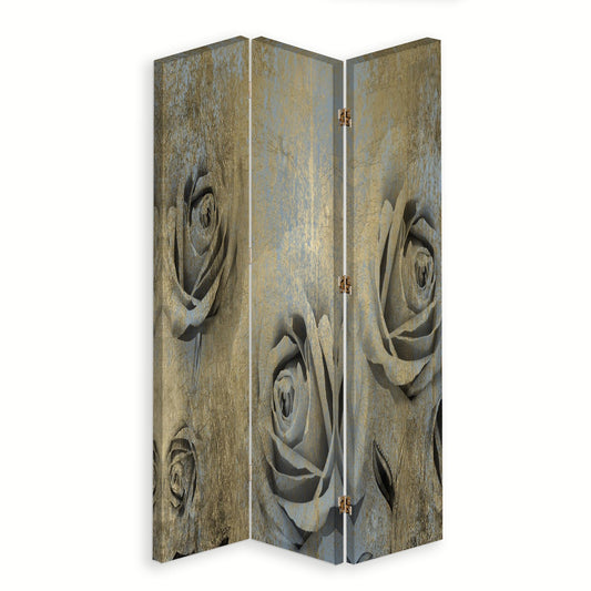 Room divider, Art deco roses