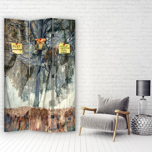 3-ių Dalių Kamštinė Kambario Pertvara Paslaptingas Medis