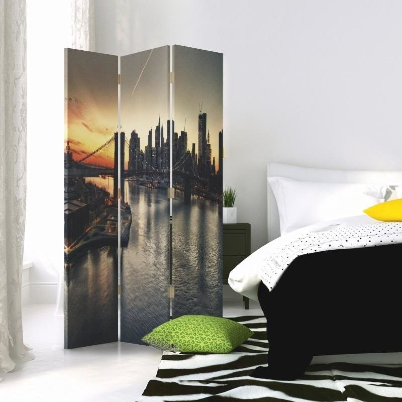 3-ių Dalių Kambario Pertvara Bruklino Tiltas 360