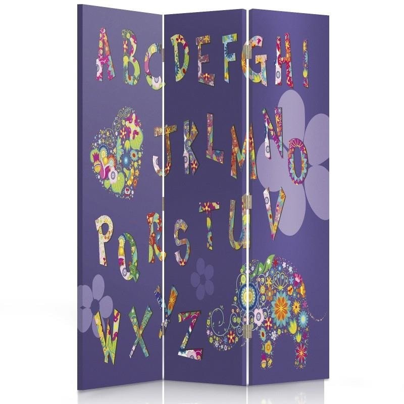 Room divider, Alphabet for children