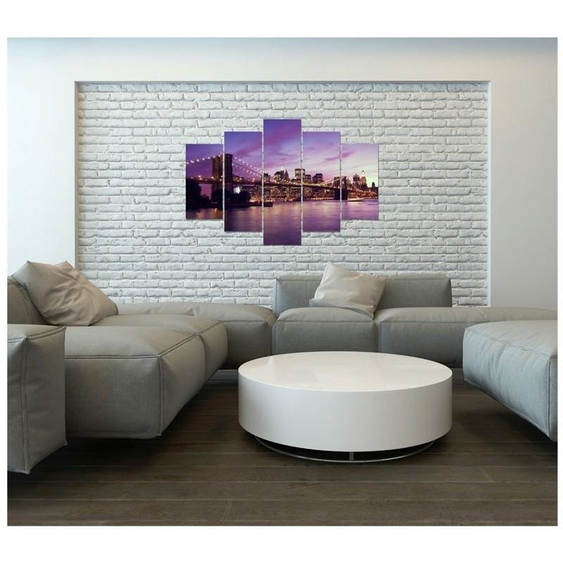 Paveikslai Ant Drobės Saulėlydis Manhatane