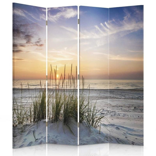 Room divider, Grass on the sea beach