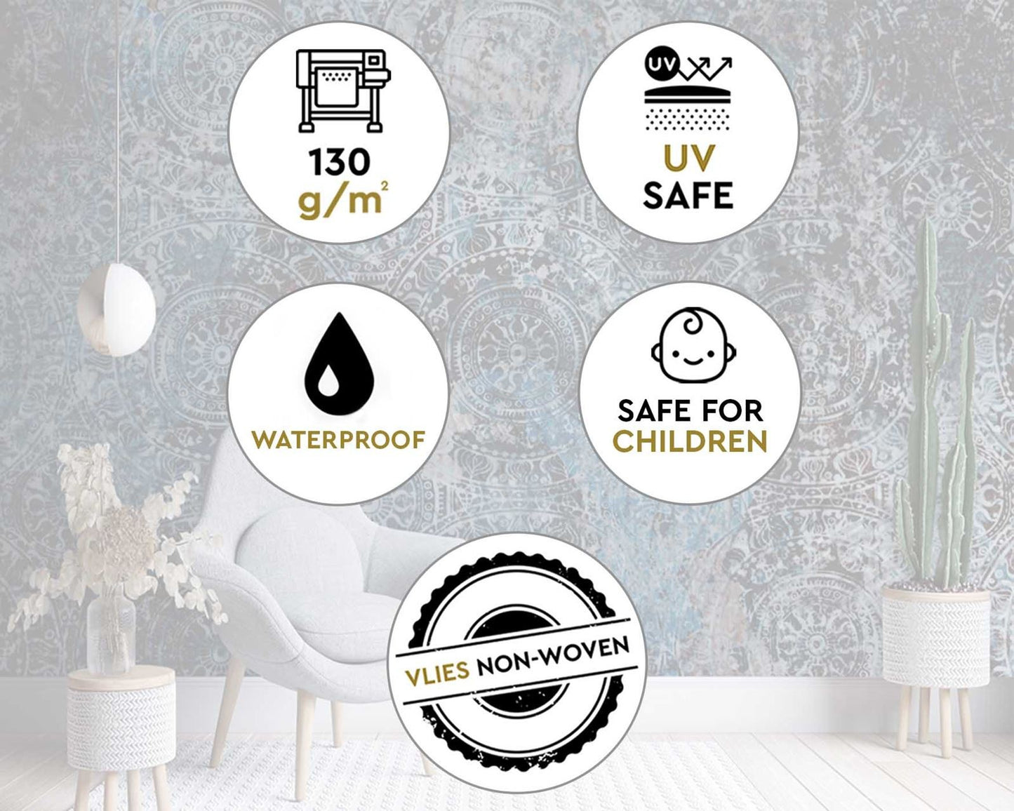 Fototapetai Vintažinė Mandala