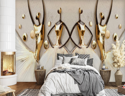 Fototapetai Šokantys Siluetai 3D