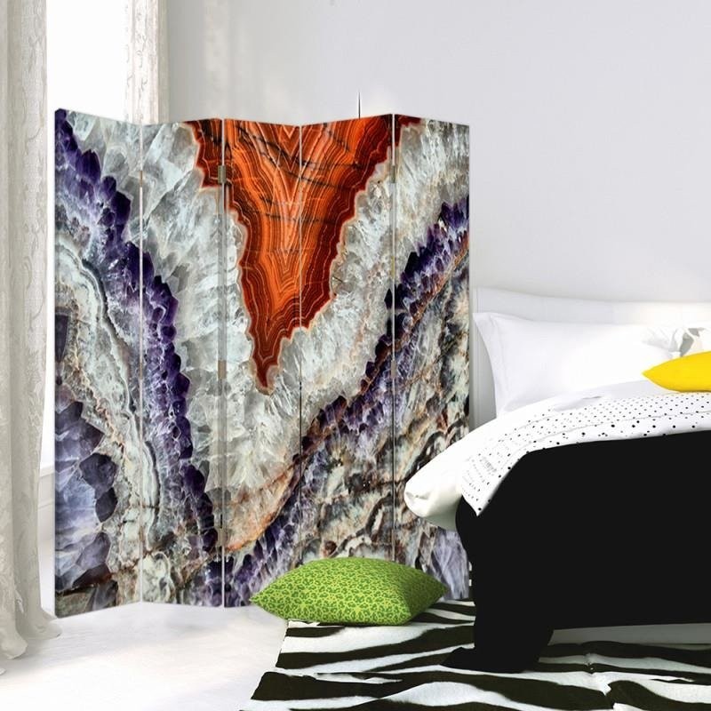 5-ių Dalių Kambario Pertvara Mineralo Struktūra