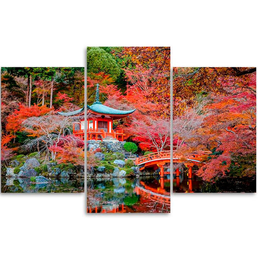 Paveikslai Ant Drobės Japoniškas Sodas