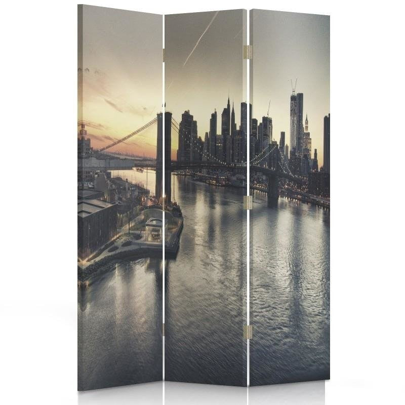 Room divider, Brooklyn bridge in new york