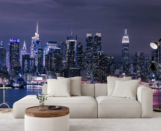 Fototapetai Naktis Niujorke