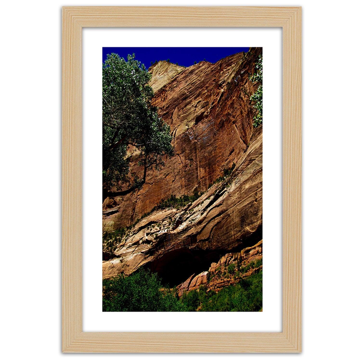 Picture in frame, Rocky landscape