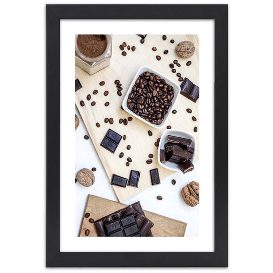 Picture in frame, Coffee mess