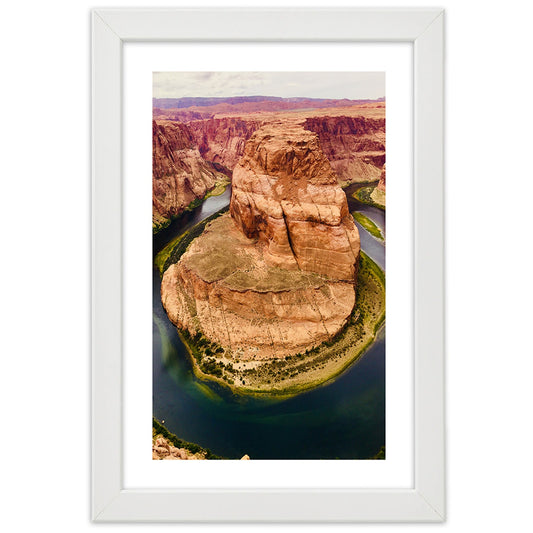 Picture in frame, Rocks of the grand canyon