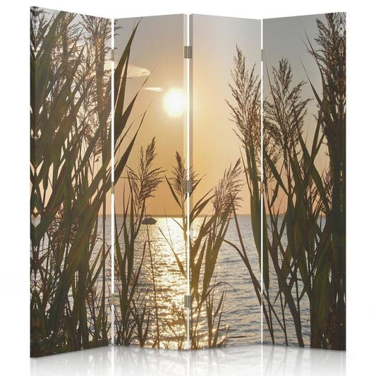 Room divider, Sunset over the lake
