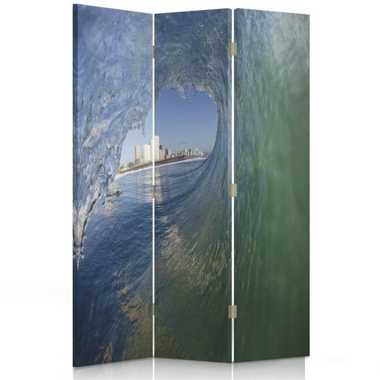 Room divider, The wave with city view