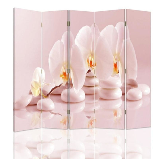 Room divider, Zen orchids