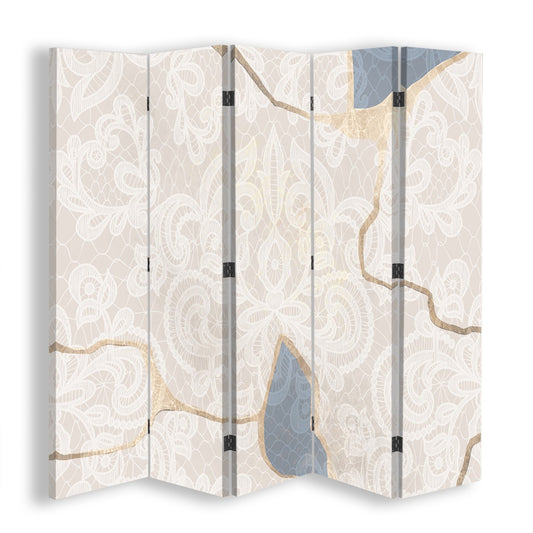 Room divider, Delicate beige pattern