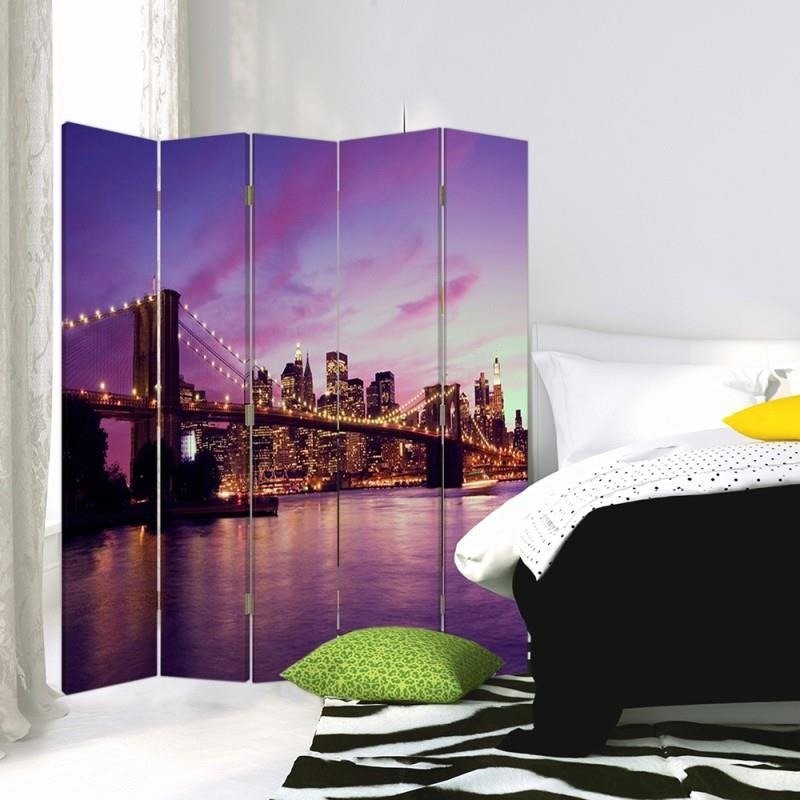 5-ių Dalių Kambario Pertvara Manhattan