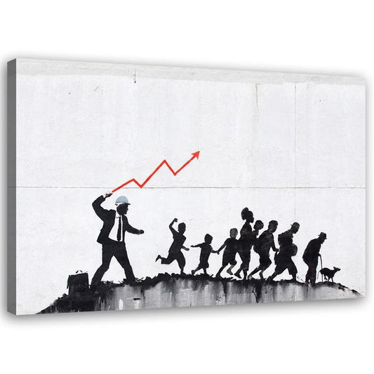 Canvas, Banksy ecomonic politics