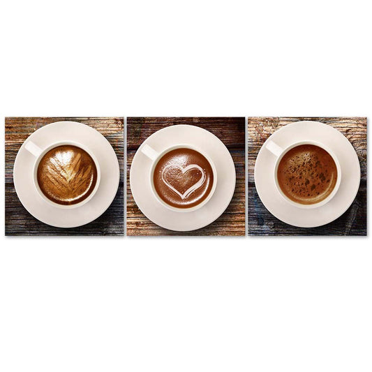 Deco panel, Artistic coffee, 3-panel