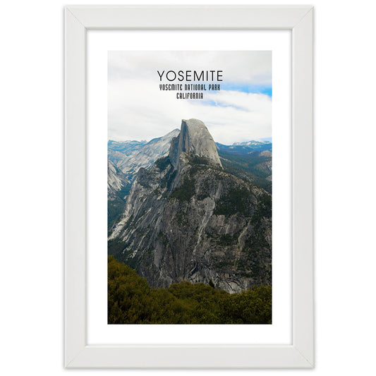 Picture in frame, Rock in yosemite national park