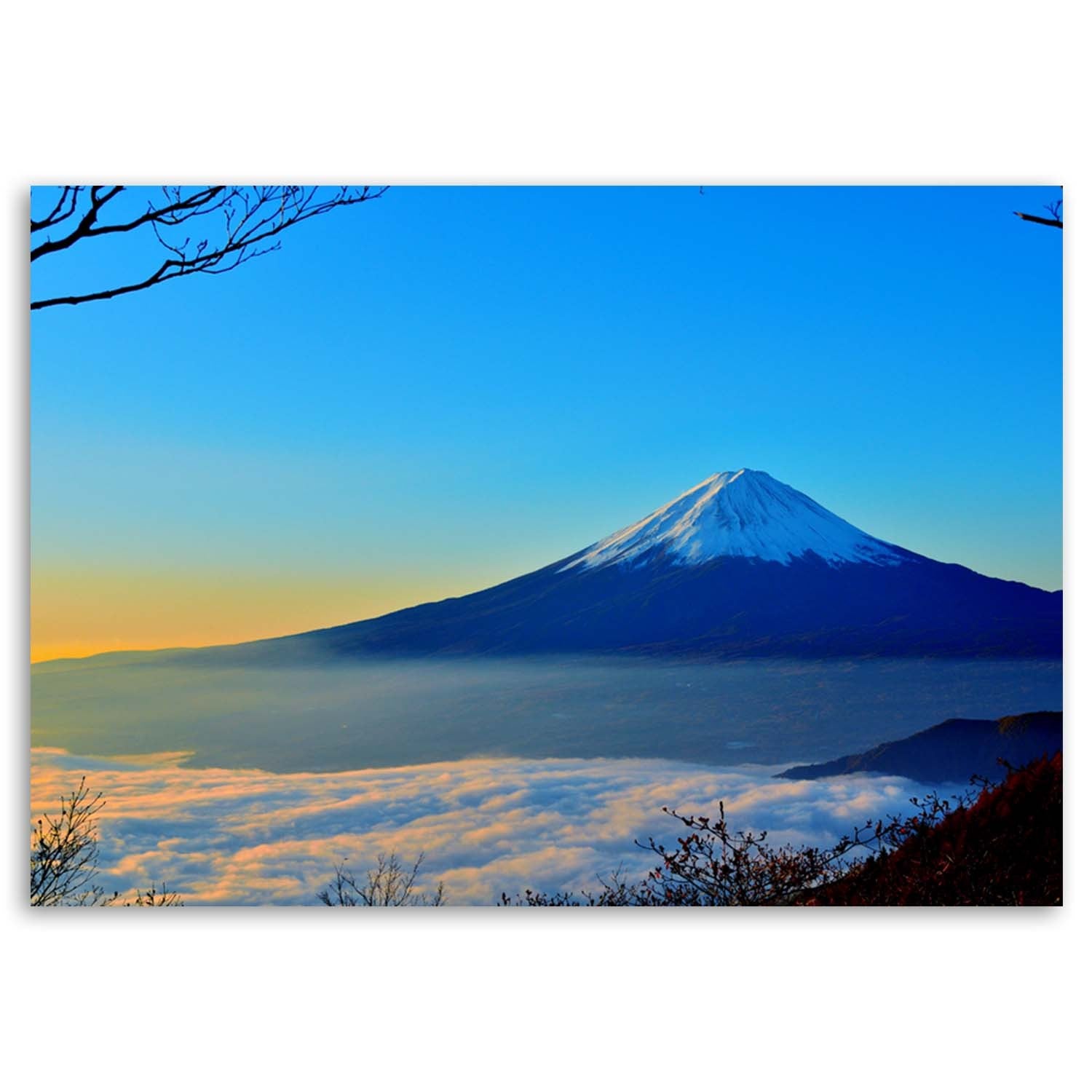 Deco panel, Mount fuji in the blue, 1-panel