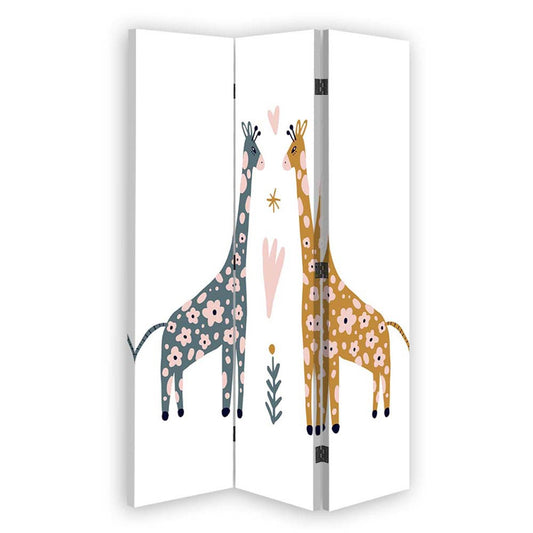 Room divider, Coloured giraffes