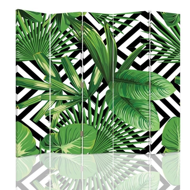 Room divider, Leafy composition